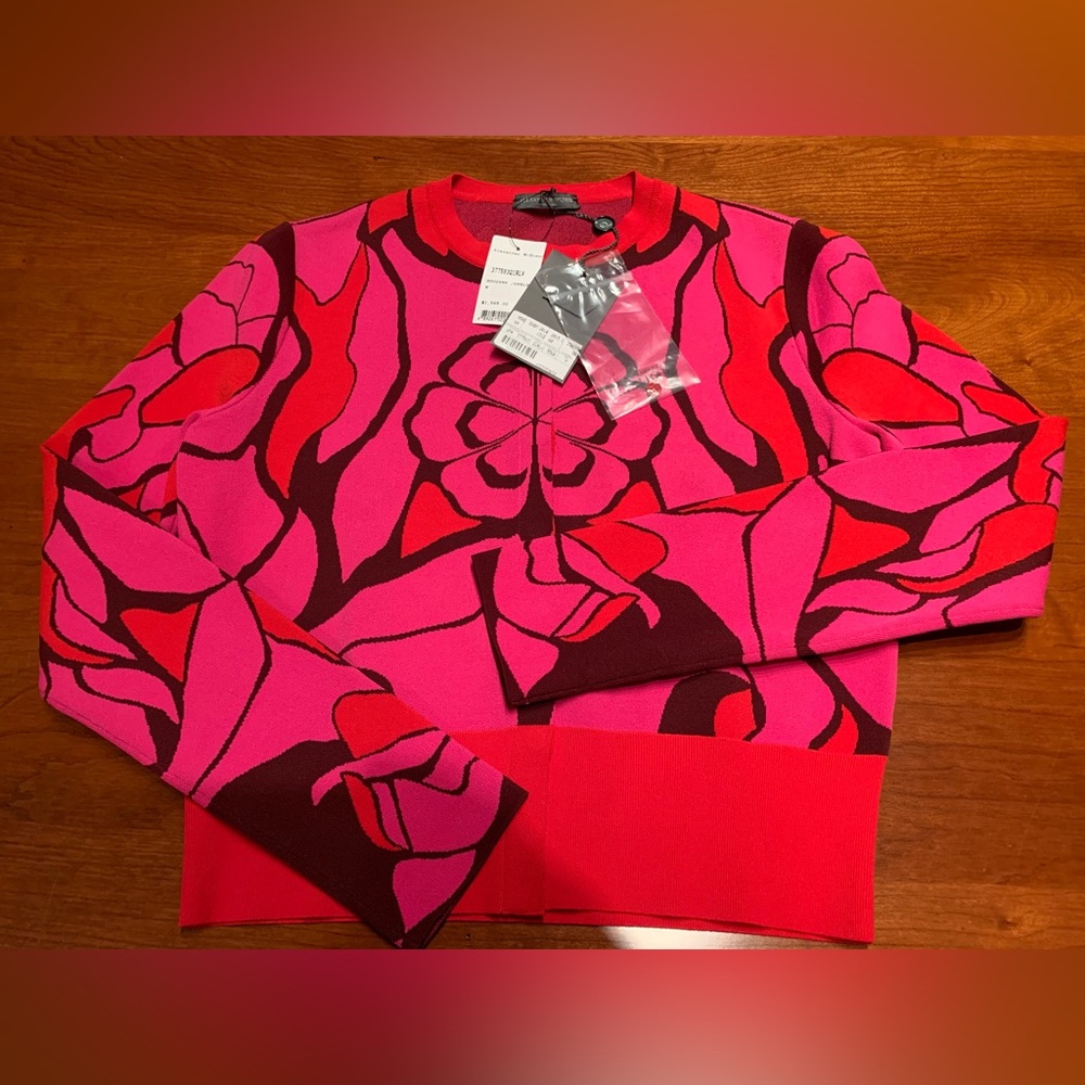 Alexander McQueen resort 2015 kaleidoscope sweater